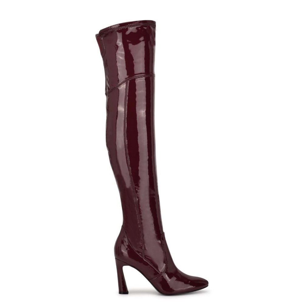 NINE WEST Sizzle Over The Knee Heel Boots